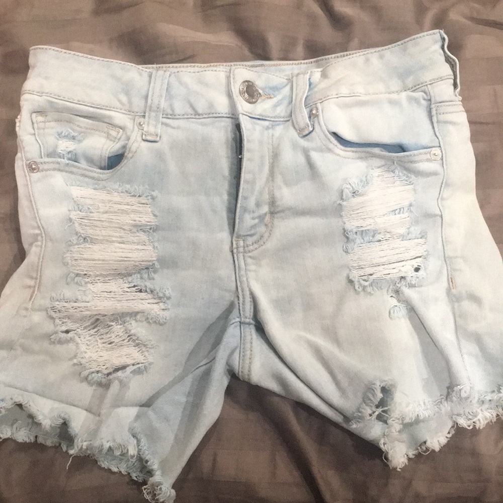 American Eagle distressed shorts
